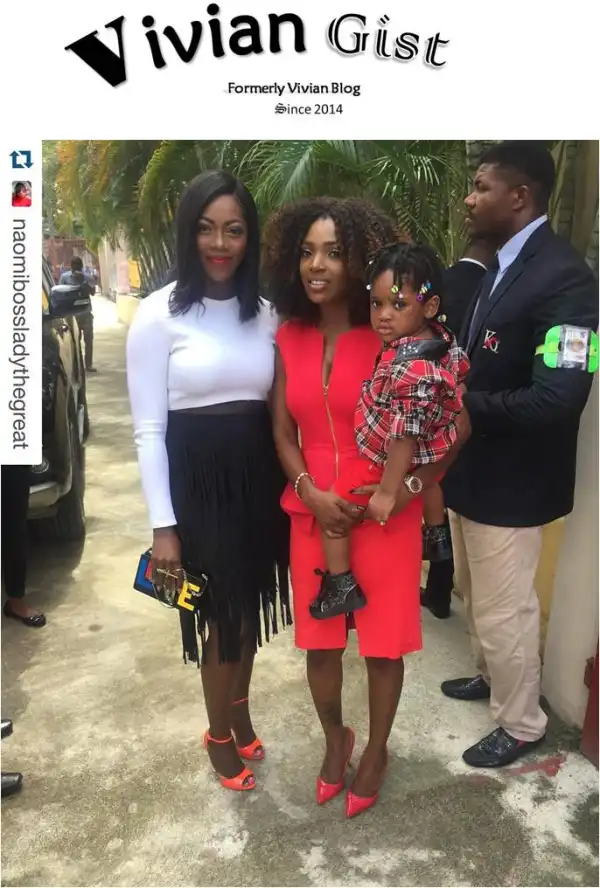 Photo: Tiwa Savage Poses With Annie Idibia At 2Face